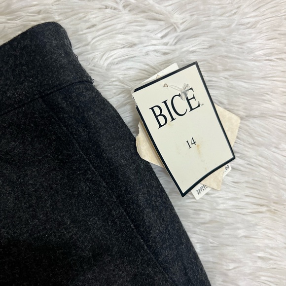 Vtg Wool blend Trouser Pants Pleated Wide Taper Leg Women’s Sz 14 High Waist - Picture 6 of 15